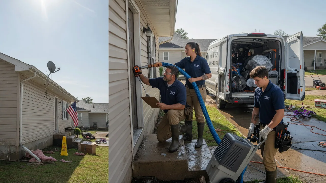 Ceiling Water Damage Restoration in Stronghurst, IL near me